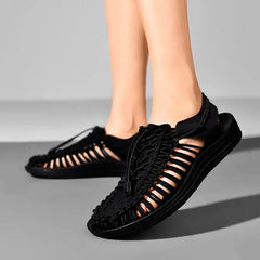 Hektor - Atmungsaktive Strandsandalen für ganztägigen Komfort in Schwarz