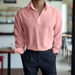 Henric - Luxuriöses Sommer-Poloshirt für Männer in Rosa