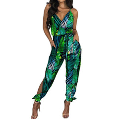 Rue - Lässiger ärmelloser Jumpsuit in Grün