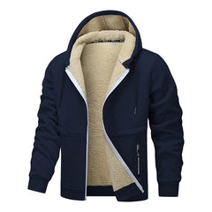Luca | Lässige Fleecejacke in Marineblau