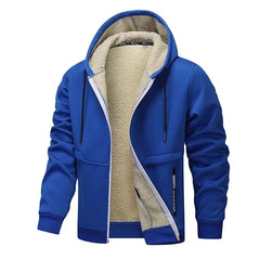 Luca | Lässige Fleecejacke in Blau