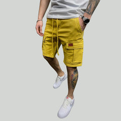 Hubrecht - Bequeme Cargo-Sommer-Shorts aus Baumwolle in Gelb