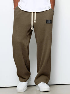 Samuel™ | Weite Hose mit verstellbarem Bund in Dunkelbraun