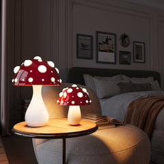 MushLight - Tischlampe in Rot