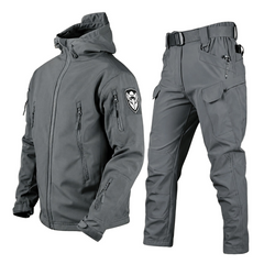Gergely - Komplettes Ski-Set für Herren in Grau