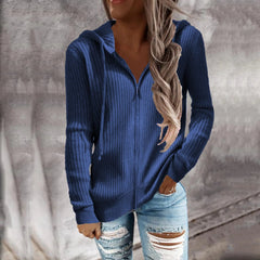 Isabel | Stylischer Zip Hoodie für lässige Outfits in Blau