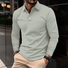 Jeremia - Klassische Polo in Grau