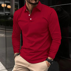 Jeremia - Klassische Polo in Rot