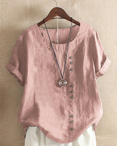 Jessica | Atmungsaktives und leichtes Sommer T Shirt in Rosa