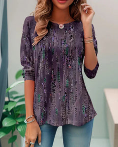 Jessika | Elegantes Loose Fit Pailletten Top in Klein