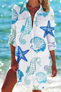 Johanna | Leichte lässige Sommer Strandbluse in Farbe 7