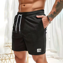Konrad - Herren Freizeitshorts in Schwarz