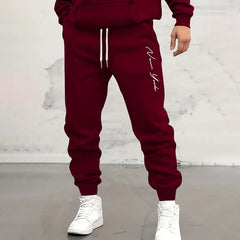 Paul | Bequeme Kordelzug Jogginghose in Rot