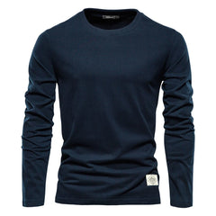 Levi | Klassisches langärmeliges T-Shirt in Marineblau