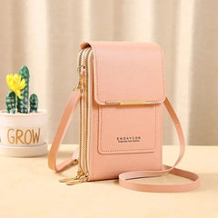 Damen Handy Sling Tasche | Klein in Rosa Salz