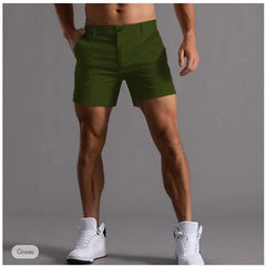 Lars - Herren Chino-Kurzhose in Grün