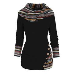 Layla | Schickes Kapuzenpullover in Schwarz