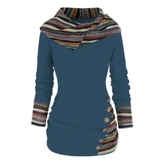 Layla | Schickes Kapuzenpullover in Blau