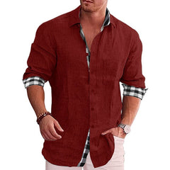 Leo - Schickes Designerhemd in Rot