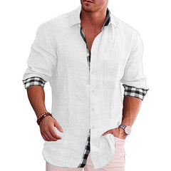Leo - Schickes Designerhemd in Weiß