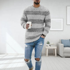 Claus - Weicher Strickpullover für Männer in Grau