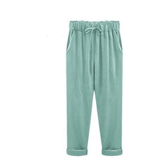 Luisa - Lässige lockere Hose für Damen in Grün