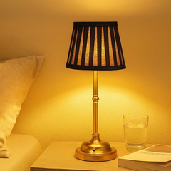 Lumora | Elegante kabellose LED-Tischleuchte in Kaffee