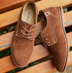 Houston - Herren‑Lederschuhe in Hellbraun