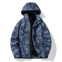 Manuela | Winddichte und funktionelle Unisex Skijacke in Tarngrau