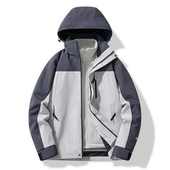 Manuela | Winddichte und funktionelle Unisex Skijacke in Grau