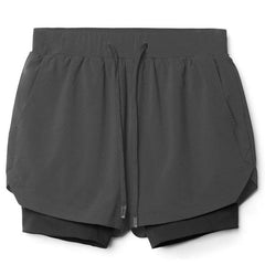 Mauro | Bequeme Trainingsshorts in Grau