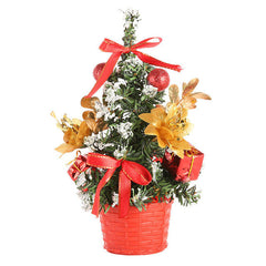 Mini-Weihnachtsbaum | DIY-Partydeko-Set für Kinder und Zuhause in Rot