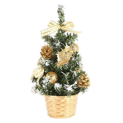 Mini-Weihnachtsbaum | DIY-Partydeko-Set für Kinder und Zuhause in Gold