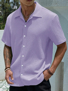 Marky - Hemd - Sommer Chic in Violett