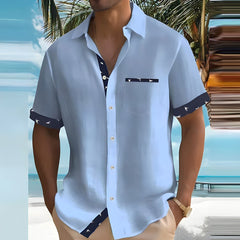 Carlos - Herren hemd in Blau