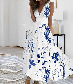Raya - Stylisches Sommerkleid in Blau