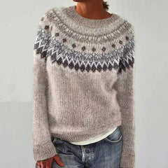 DAS ISLÄNDISCHE PULLOVER | WARM, ELEGANT, BEQUEM in Grau