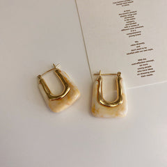 Micara - Citrine Arch - Ohrringe in Beige