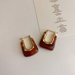 Micara - Citrine Arch - Ohrringe in Kaffee
