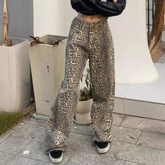 Ellinor - Jeans mit Leopardenmuster in Leopard