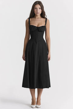 Julia | Sommerkleid in Schwarz