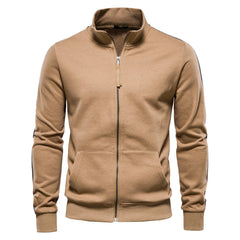 Nova | Reißverschluss-Kardigan in Khaki