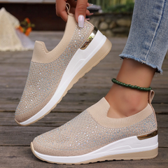 Ronja - Elegante Orthopädische Damenschuhe Mit Fußgewölbeunterstützung in Beige