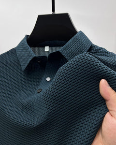 Timothy – Sommer Poloshirt für Herren in Blau