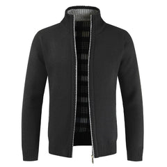 Lennart | Lässiger Strick-Cardigan in Schwarz