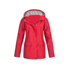 Regenjacke für Damen | Wasserdicht in Rot