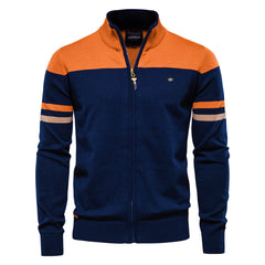 Rafael | Modische Strickjacke in Orange