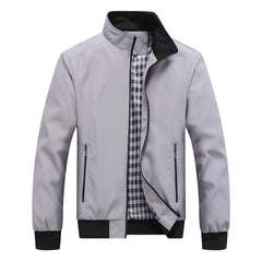 Die Alexander Pilotenjacke™ in Grau / Schwarz