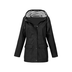Regenjacke für Damen | Wasserdicht in Schwarz
