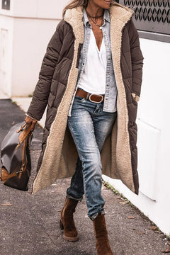 Anna - Bequeme Zweireiher-Jacke in Braun